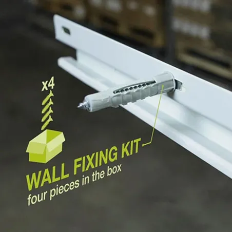 Support mural coulissant pour unités extérieures de climatisation