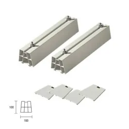 Support sol PVC 450 mm pour unités extérieures de climatisation 2