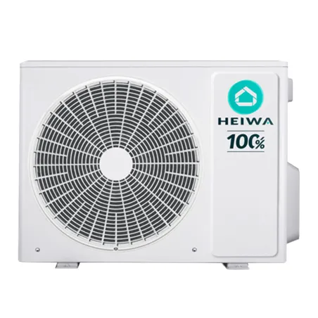 Climatiseur Mono split Heiwa mural Hyoko 3 Noir mat 3.5kW HMIH-35C1-V1 + HMEH-35-V1 WiFi de série PAC air-air