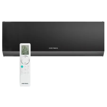 Climatiseur Mural Heiwa Hyoko 3 Noir mat HMIH-35C1-V1 Puissance 3.5kW Multi Split Inverter WiFi de série