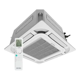 Climatiseur Heiwa Cassette Zen 2 HKIS-35-V1 Puissance 3.5kW Multi Split Livré avec commande IR et façade