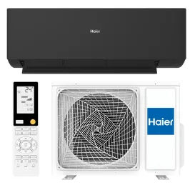 Climatisation Haier Expert Noir Mono split 2.8kW AS25XCAHRA-MB + 1U25S2SM1FA-2 Mural WiFi de série PAC air-air