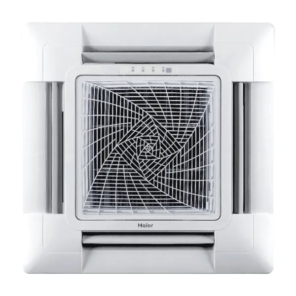 Climatiseur cassette 60x60 Haier AB25S2SC2FA(H) Puissance 2.5kW Multi Split WiFi livré avec façade et télécommande filaire