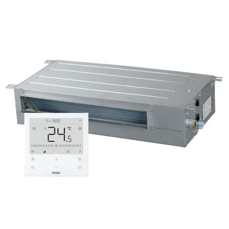 Climatiseur gainable basse pression Haier AD25S2SS1FA(H) Puissance 2.5kW Multi Split Inverter WiFi Livré avec commande filaire