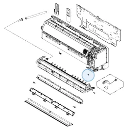 Palier pour mural Atlantic Fujitsu KETE KETA Réf. 895520 2