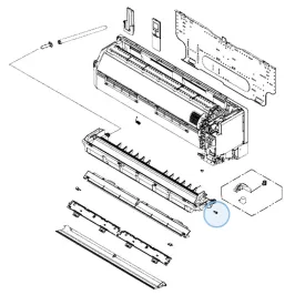 Shaft Cover pour mural Atlantic Fujitsu KETES KETAS Réf. 892470 2