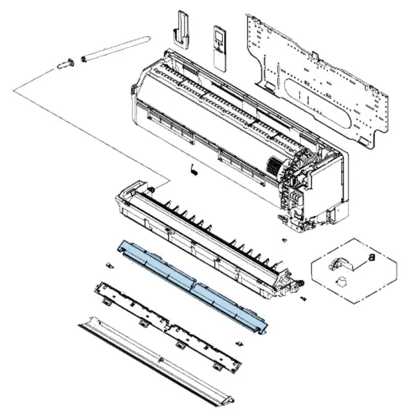 Ensemble Aillettes pour mural Atlantic Fujitsu KETES KETAS Réf. 906553