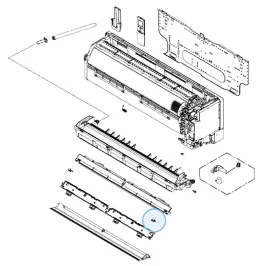 Cache Vis Droit pour mural Atlantic Fujitsu KETES KETAS Réf. 892441 2