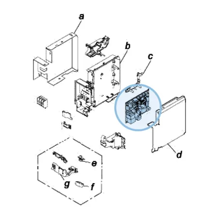 Carte Régulation pour mural Atlantic Fujitsu ASYG14KETES ASYG14KETEW Réf. 893609