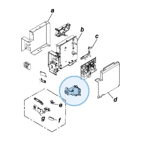 Guide câble J019 pour mural Atlantic Fujitsu KETES KETEW KGTE KMTE Réf. 895584
