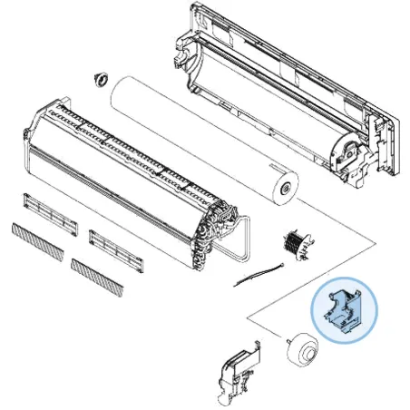 Boitier Moteur pour mural Atlantic Fujitsu KGTB KGTE Réf. 895575