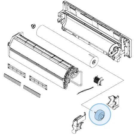 Moteur Ventilation pour mural Atlantic Fujitsu KETES KETAS Réf. 892451