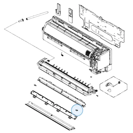 Cache Vis Droit pour mural Atlantic Fujitsu KETEW KETAW Réf. 892475