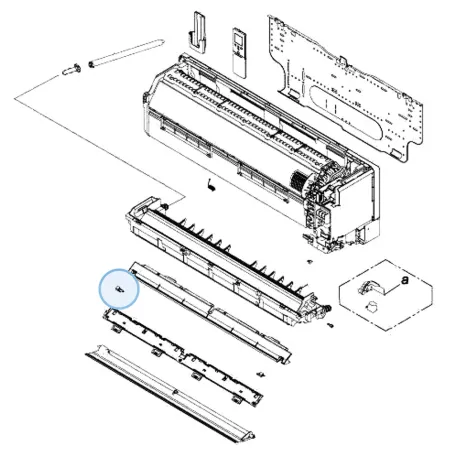 Cache Vis Gauche pour mural Atlantic Fujitsu KETEW KETAW Réf. 892474