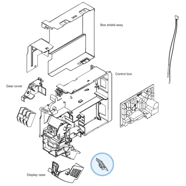 Platine IR pour climatiseur Atlantic Fujitsu ASYG18-24KLC Réf. 897675