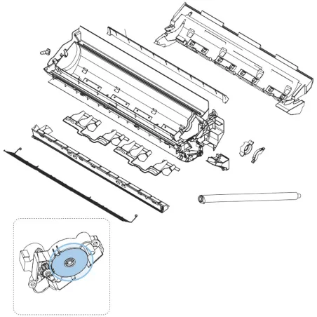 Engrenage volet pour climatiseur Atlantic Fujitsu ASYG18-24KLC Réf. 897687