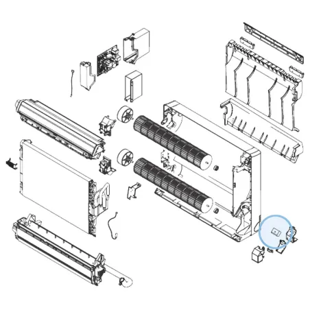 Bornier 3P pour climatiseur console Atlantic Fujitsu AGYG09-12KVCA Réf. 896445