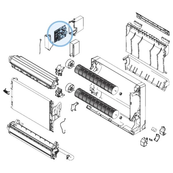 Carte Régulation pour console Atlantic Fujitsu AGYG12KVCA Réf. 896453