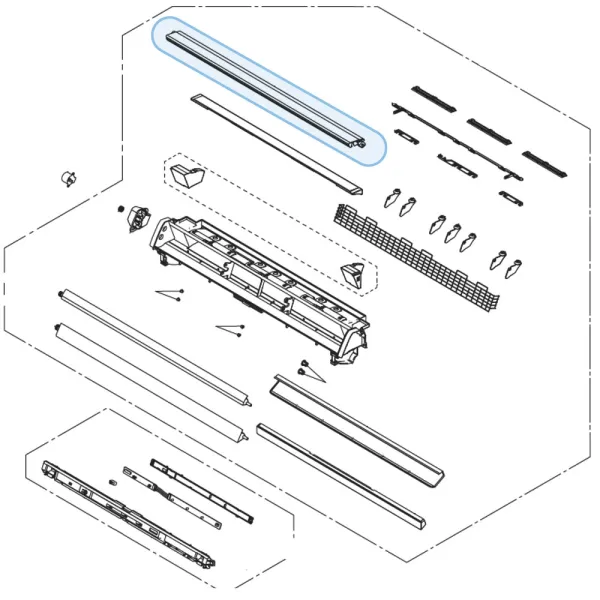 Toit pour climatisation console Atlantic Fujitsu Réf. 898064