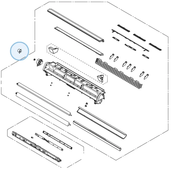 Moteur Volet pour climatiseur console Atlantic Fujitsu Réf. 898067