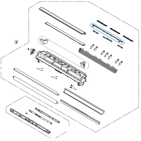Joint U pour climatiseur console Atlantic Fujitsu AGYG9-14KVCA Réf. 896458