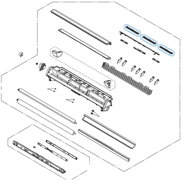 Support de protection pour climatiseur console Atlantic Fujitsu AGYG9-14KVCA Réf. 896459