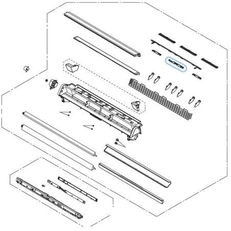 Entretoise pour climatiseur console Atlantic Fujitsu AGYG9-14KVCA Réf. 896480