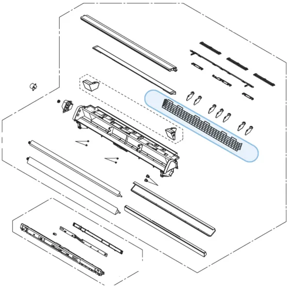 Grille de protection hélice pour console Atlantic Fujitsu AGYG9-14KVCA Réf. 896461