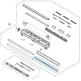 Enveloppe turbine basse pour console Atlantic Fujitsu AGYG9-14KVCA Réf. 896464 2