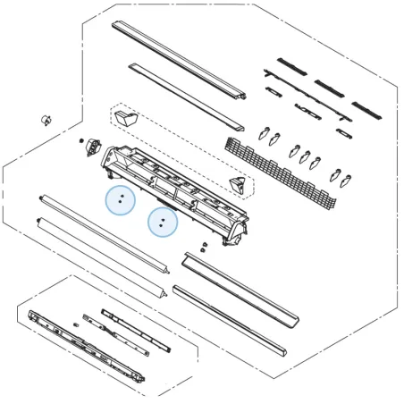 Bague pour climatiseur console Atlantic Fujitsu AGYG9-14KVCA Réf. 896463