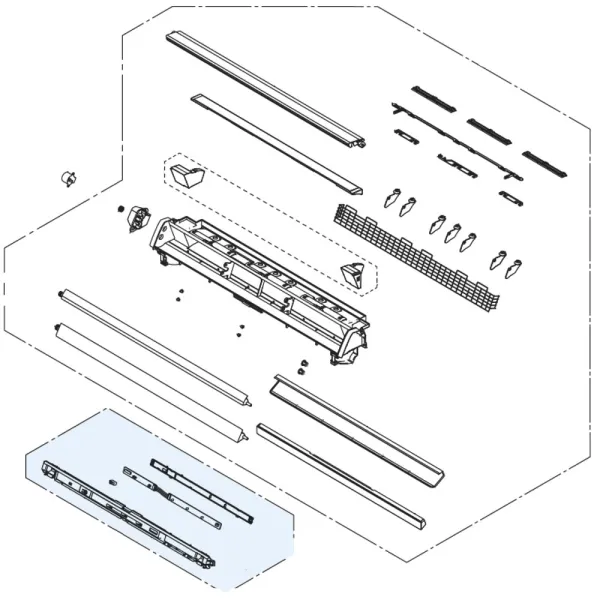 Ensemble carte IR pour climatiseur console Atlantic Fujitsu AGYG9-14KVCA Réf. 896467