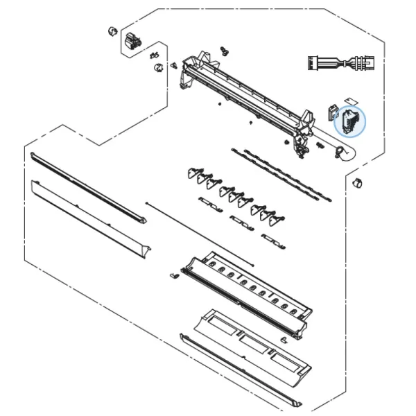 Support capteur pour climatiseur console Atlantic Fujitsu AGYG9-14KVCA Réf. 896475