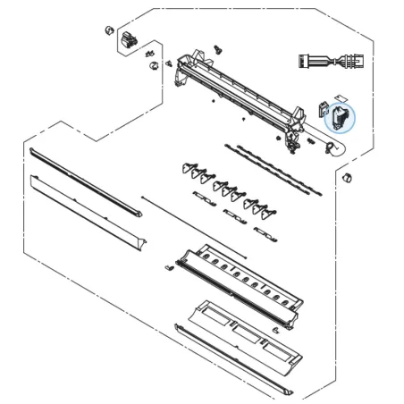 Support capteur pour climatiseur console Atlantic Fujitsu AGYG9-14KVCA Réf. 896475