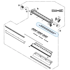 Joint pour climatiseur console Atlantic Fujitsu AGYG9-14KVCA Réf. 896479 2