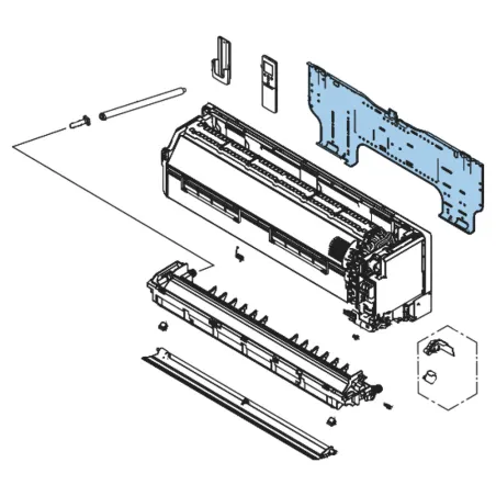 Support mural Atlantic Fujitsu pour unités ASYG7-14KMCE Réf. 895600