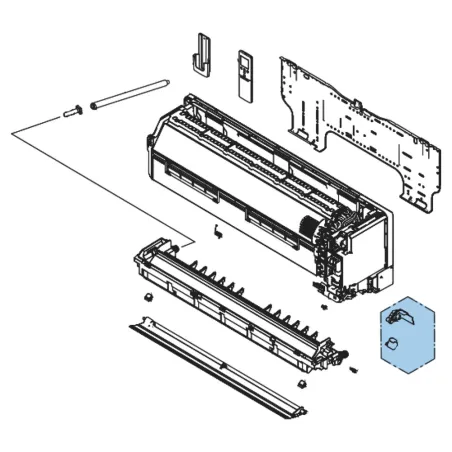 Support moteur balayage L622 Atlantic Fujitsu pour unités ASYG7-14KMCE Réf. 895596