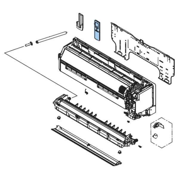 Télécommande IR Atlantic Fujitsu pour unités ASYG7-14KMCE Réf. 895557