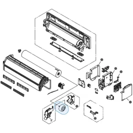 Moteur ventilation K478 pour climatiseur mural Atlantic Fujitsu ASYG7-12KMCE Réf. 895603 2