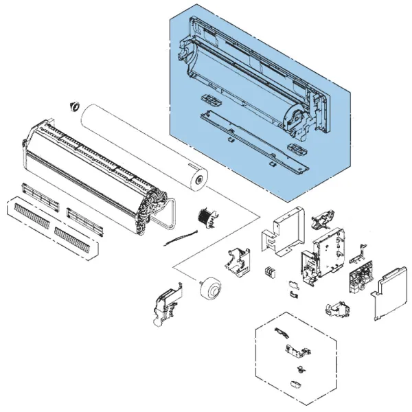 Base H592 pour climatiseur mural Atlantic Fujitsu ASYG7-14KGTE Réf. 895586