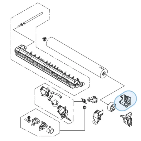 Support moteur Atlantic Fujitsu pour unités ASYG18-24KMTE Réf. 893640