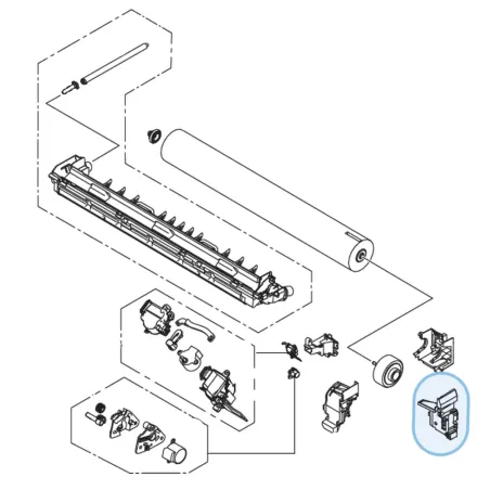 Collier fixation H431 Atlantic Fujitsu pour unités ASYG18-24KMTE Réf. 895571