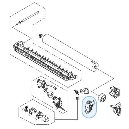 Cache moteur Atlantic Fujitsu pour unités ASYG18-24KMTE Réf. 893641