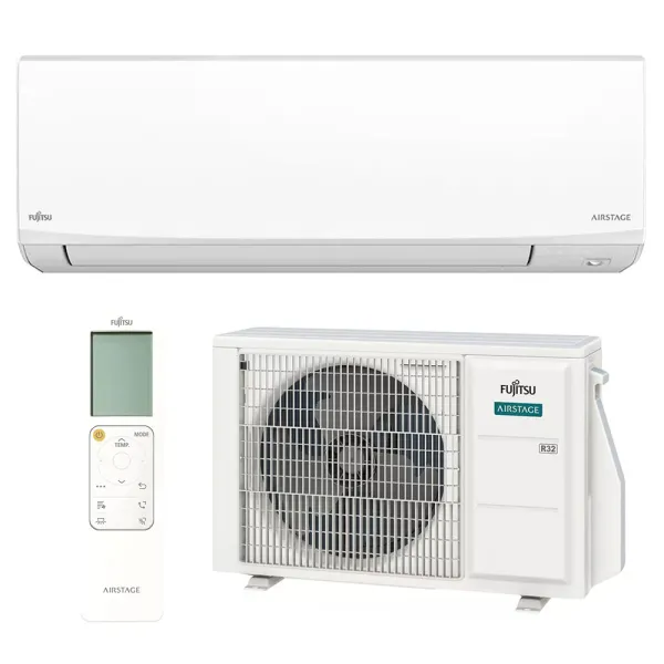 Climatisation mono split FUJITSU ASEH07KJCAL + AOEH07KJCA 2.0kW WiFi de série PAC Murale Inverter