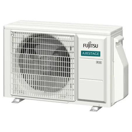 Climatisation bi split FUJITSU Mural KJ Noir AOEG14KBCA2 4kW tailles 20 + 20 WiFi de série ASEH07KJCALB + ASEH07KJCALB