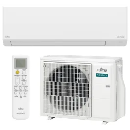Climatisation mono split FUJITSU ASEH09KLTBL + AOEH09KLTA 2.5kW WiFi Mural Compact Serie KL PAC air/air Inverter