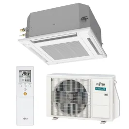 Climatiseur Fujitsu cassette KVLA 3.5kW AUXG12KVLA + AOEG12KBTB Performance Monosplit pour application commerciale