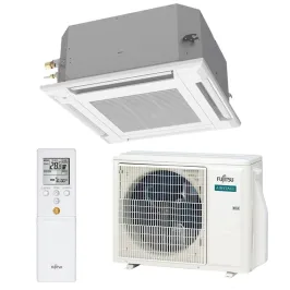 Climatiseur Fujitsu cassette KVLA 5.2kW AUXG18KVLA + AOEG18KATA Serie ECO Monosplit pour application commerciale