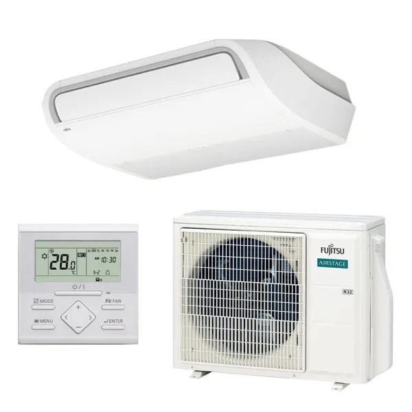 Climatiseur Fujitsu Plafonnier KR 5.2kW ABEG18KRTA + AOEG18KBTB Mono split pour application commerciale