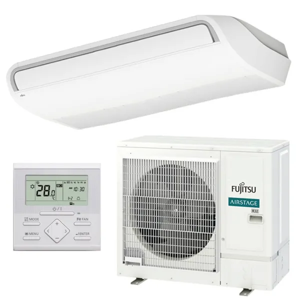 Climatiseur Fujitsu Plafonnier KR 9.5kW ABEG36KRTA + AOEG36KBTB Mono split pour application commerciale
