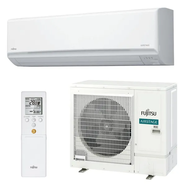 Climatiseur FUJITSU série KM Large 8.0kW ASEH30KMTB + AOEG30KMTB Mural pour application commerciale